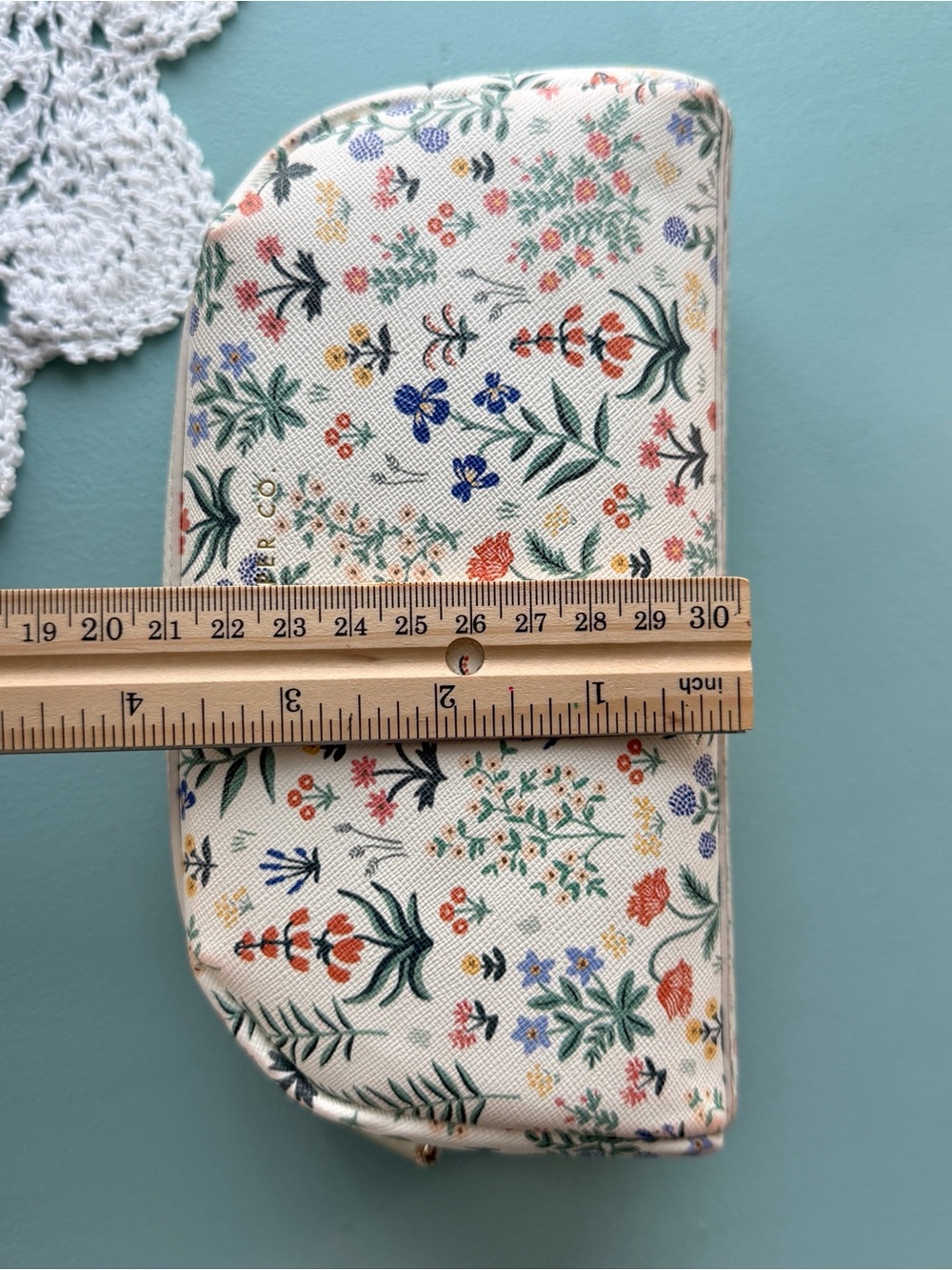 Rifle Paper Co Bag Cosmetic Pouch Menagerie Garden Floral Print - Picture 8 of 10